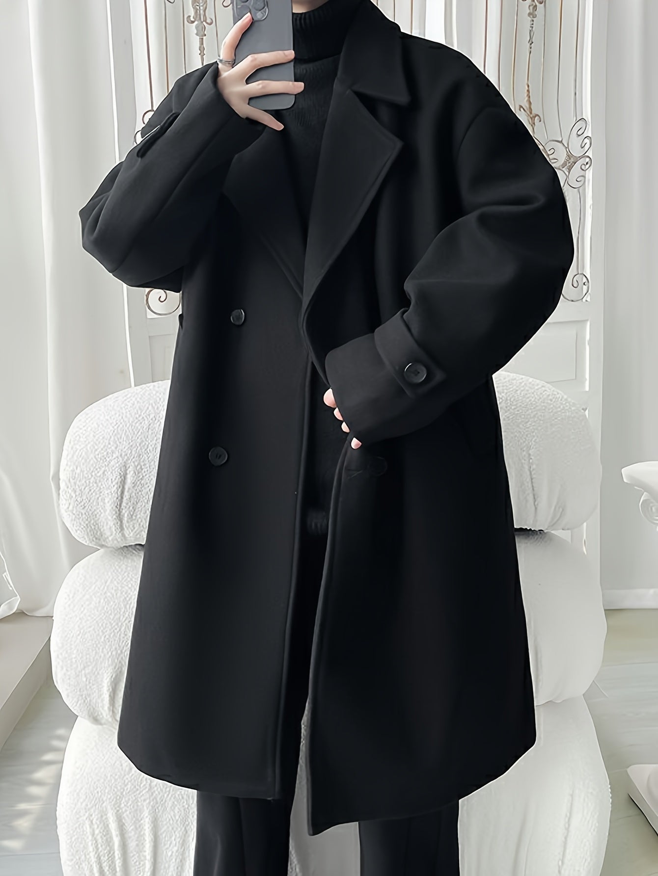 Edward™ – Elegant Double-Breasted Coat