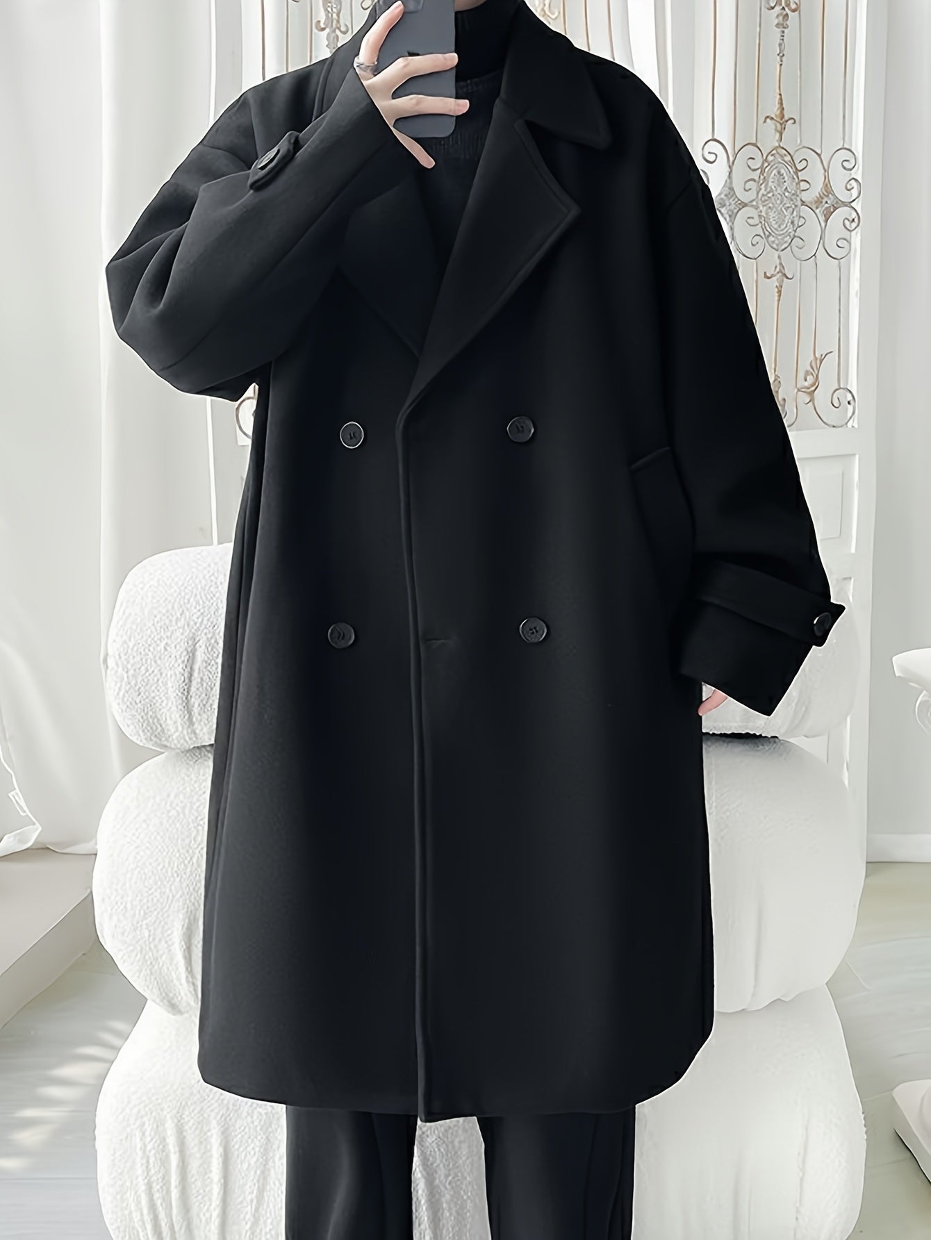 Edward™ – Elegant Double-Breasted Coat